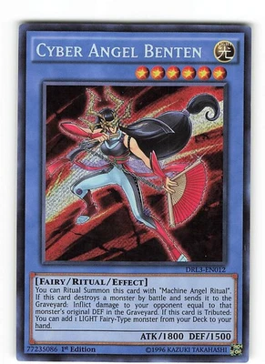 Yugioh CYBERENGEL - BENTEN , drl3-en012 Secret Rare englisch NM 1. Auflage - Bild 1 von 2