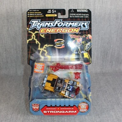 TRANSFORMERS Energon Strongarm Hasbro 2003 Omnicon New Sealed Action Figure - Bild 1 von 4