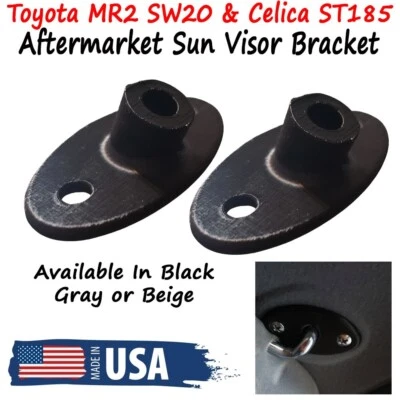 Par de soportes parasol de repuesto Toyota MR2 SW20 y Celica Camry ST185 Foto 1 de 4