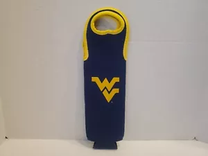 WVU WEST VIRGINIA Mountaineers large Bottle Koozie with handles - Picture 1 of 18