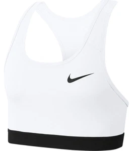 NEW Nike [L] Women's Non Padded Sports/Yoga/Pickleball/Gym Bra-White BV3900-100 - Picture 1 of 2
