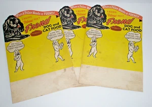 Frend Dog and Cat Food Advertising Poster Lot of 3 Paper Ephemera - Picture 1 of 5