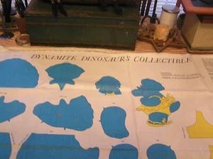 DYNAMITE DINOSAUR COLLECTIBLE Triceratops w/ Outfit Fabric Panel CUT & SEW Toy - Picture 1 of 4