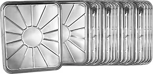 Disposable Aluminum Foil Oven Liner Silver Drip Pan Tray 18" x 15" - Choose Pack - Picture 1 of 6