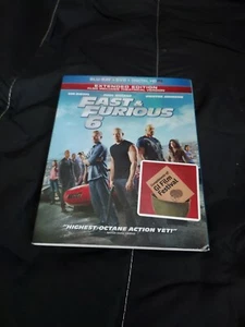 Fast & Furious 6 Extended Edition (Blu-ray + DVD) used w/ Slipcover Vin Diesel - Picture 1 of 2
