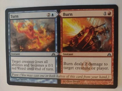 MTG Magic The Gathering Card Turn Blue Burn Red Instant Dragon's Maze 2013 - Image 1 of 2