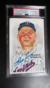 Harmon Killebrew signed Perez Steele HOF Postcard PSA Certified Encapsulated - Picture 1 of 3