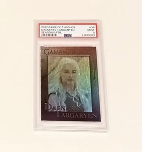Game of Thrones,2017 Season 6 Foil #34 Daenerys Targaryen..PSA 9,POP:1 - Bild 1 von 2