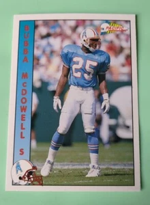 1992 Pacific Bubba McDowell Football Cards #109 - Houston Oilers - Picture 1 of 2
