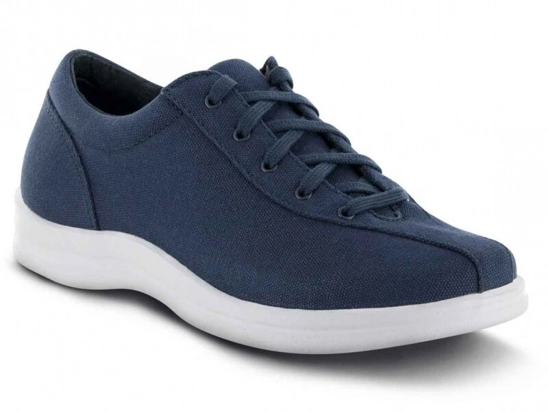 Zapatilla deportiva de lona para mujer APEX A401 - 5 W - azul marino **ligeramente usada** Foto 1 de 1