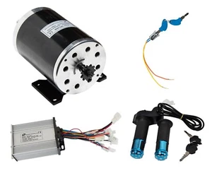 1000W 48V bracket electric scooter motor+Rev Control box keylock+DigitalThrottle - Picture 1 of 17