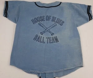 Vintage House Of Blues Baseball Team Jersey Rare Roots Brothers Canada 90s FADED - Picture 1 of 9