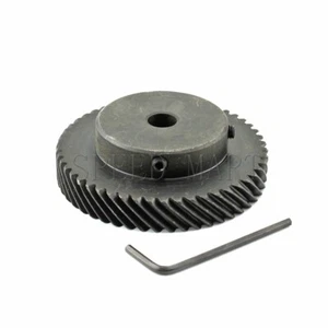Engranaje de motor biselado de rueda en espiral de metal 1M-50T ángulo engranaje de 90 ° 50 orificio de diente 10 mm - Imagen 1 de 4