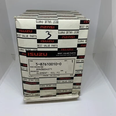 Oil Filter fits Isuzu Pickup Trooper Bighorn ELF 4JG2 8943604271 Genuine - Image 1 of 4