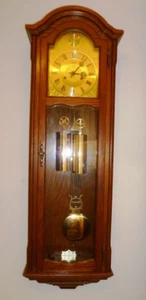 Wanduhr, Pendeluhr, Wienerregulator, AMS, Hermle Uhrwerk, revidiert, ABVERKAUF - Bild 1 von 11