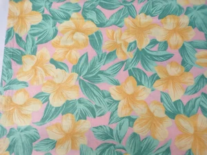 Vintage Fabric Traditions 1990 Floral 44" Width 2 Pcs 32", 14" 100% Cotton D23 - Picture 1 of 5
