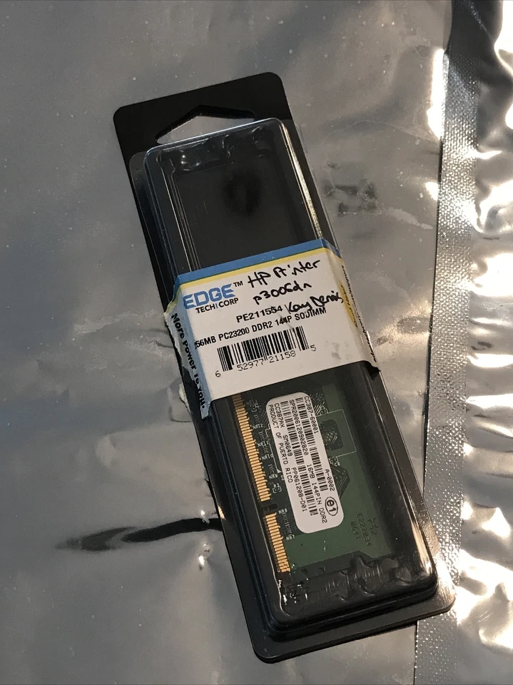 HP CC387-60001 16MB 144 Pin DDR2 Printer Memory CC387AX - Image 1 of 2