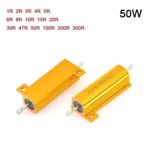 Rx24 50W High Power Metal Aluminium Shell Resistor Values in Range 1R-300R - Picture 1 of 5