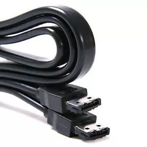 New 1M 3FT 18INCH eSATA to eSATA 7-Pin Shielded External Cable Cord Black - Picture 1 of 2