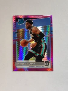 2020-21 DONRUSS OPTIC #185 XAVIER TILLMAN RATED ROOKIE RC ROSA HYPER PRIZM SP - Foto 1 di 2