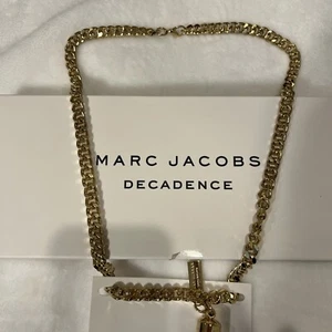 Marc Jacobs Decadence Gold Quaste Halskette 26 Zoll - Bild 1 von 7