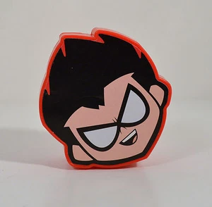 Robin Disc Launcher 2015 3" juguete Burger King DC Teen Titans Go serie animada - Imagen 1 de 3