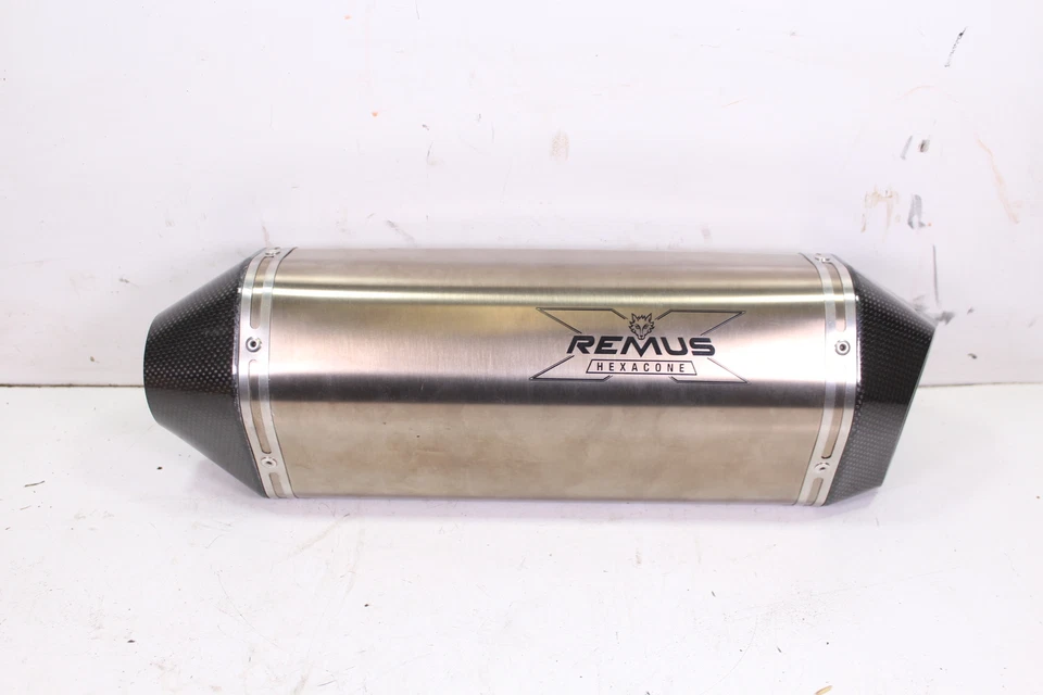 UNKNOWN REMUS HEXACONE TITANIUM EXHAUST MUFFLER / SILENCER - Image 1 of 4