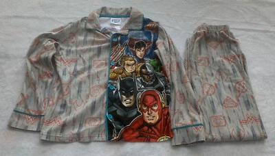 Juego de pijama Justice League Big Boys Superhéroe Batman 10/12 Superman grande suave Foto 1 de 4