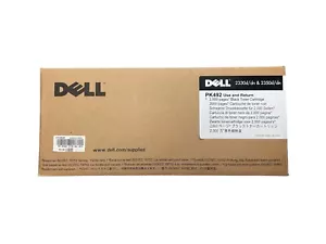 NEW Genuine DELL PK492 Toner Cartridge BLACK Dell 2330d 2350d Factory SEALED OEM - Picture 1 of 6