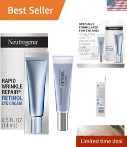 Rapid Wrinkle Repair Eye Cream - 0.5 Oz Retinol & Hyaluronic Acid for Fine Lines - Picture 1 of 11