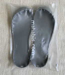NEW! Mahabis Classic Slippers Detachable Replacement Soles ONLY! Grey Sz 39 - Picture 1 of 15