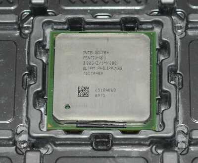 Intel Pentium 4 3 GHz 1M/800MHz Processor CPU Socket 478 SL7E4 Processor - Image 1 of 4