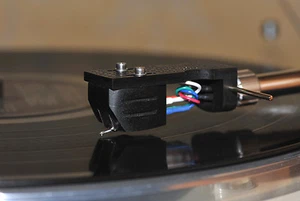Ebony Legno Corpo Per Audiotechnica AT95E Cartuccia Mc Look Perfetto Suono - Picture 1 of 5