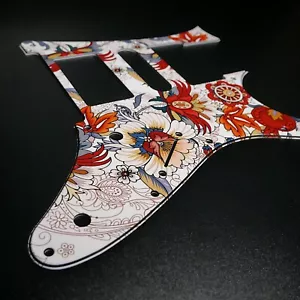 Ibanez RG Series Pickguard • Folk Flowers • Custom Pickguard • Graphic - Picture 1 of 11