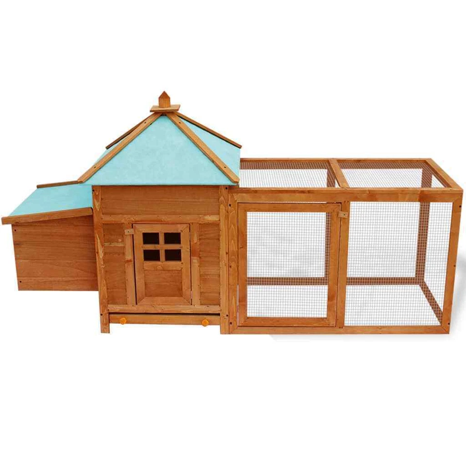 vidaXL Outdoor Chicken Coop Wood - Brown 170220