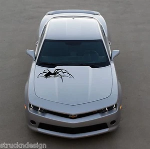 3D Spider Crawling Vinyl Decal Hood Window Sticker Car Truck Vehicle SUV Creepy - Picture 1 of 8