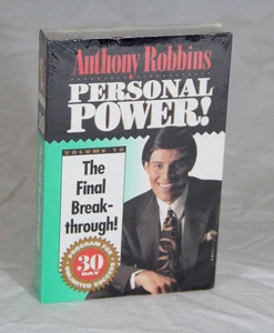 NEW SEALED - ANTHONY ROBBINS - PERSONAL POWER THE FINAL BREAKTHROUGH - VOLUME 10 - Picture 1 of 2