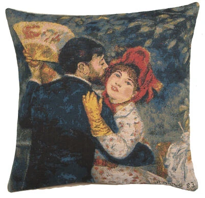 Renoir's Dance in the Country European Cushion Cover Home Decor Pillow 18x18 - Image 1 of 4