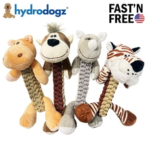 4 Pack Dog Rope Chew Toy Bundle Lot Squeaky Tug Interactive Teething Durable - Picture 1 of 8