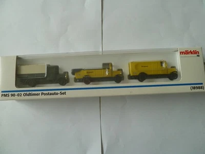 Märklin Oldtimer Postauto-Set Reichspost 18988 PMS 90-02 mit OVP - Bild 1 von 4