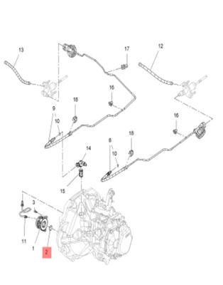 Original GM/OPEL 94580546 Gasket, Clutch Slave Cylinder Astra J Mokka New - Image 1 of 4