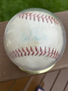 BOB GREEN Autographed Signed Baseball NY Yankees - Picture 1 of 1