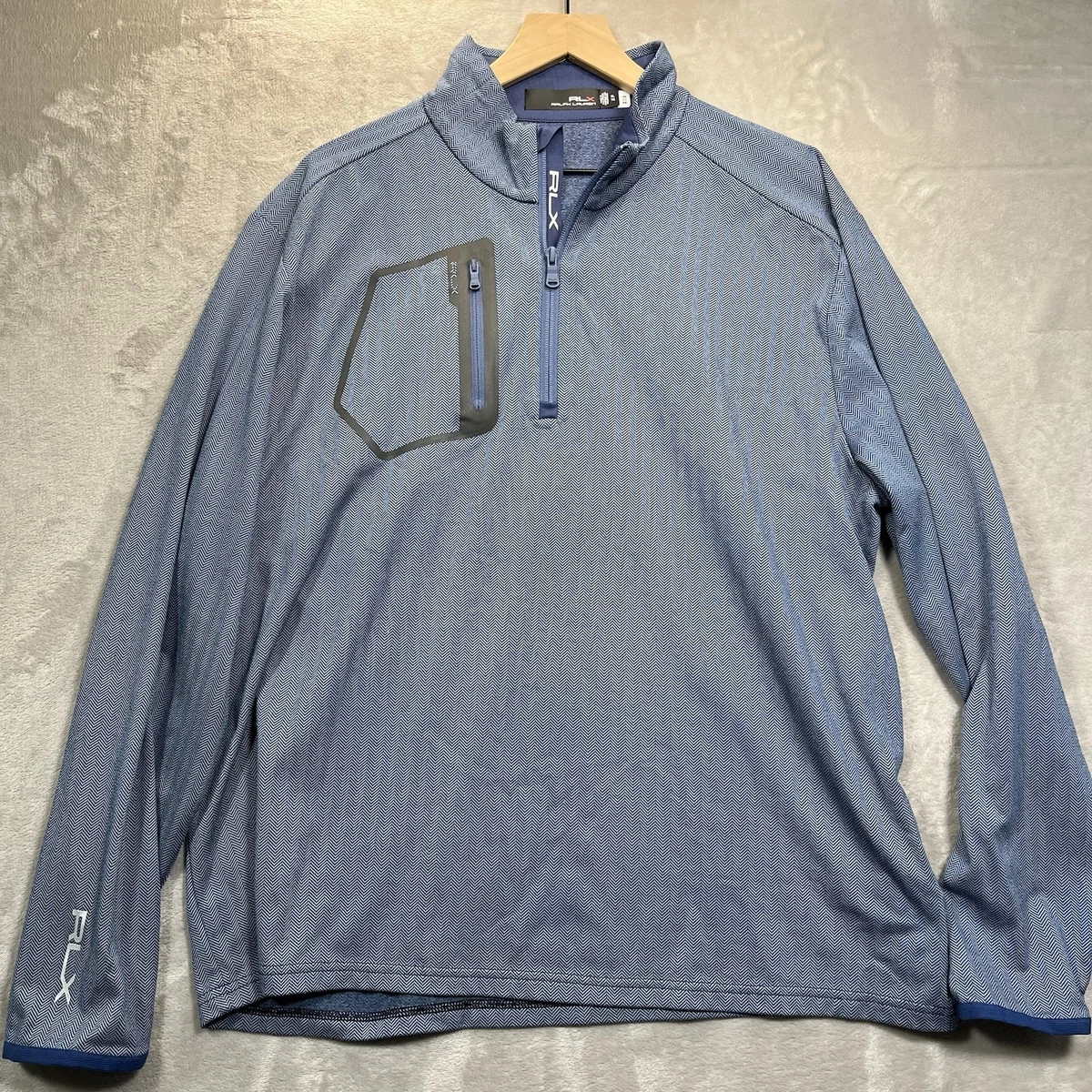 RLX Ralph Lauren グレー ジャケット US/XL Polo Ralph Lauren Grey RLX Water Repellent Hooded Jacket