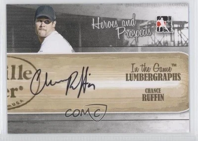 2011 ITG Heroes and Prospects Lumbergraphs /100 Chance Ruffin Rookie Auto RC - Image 1 of 2