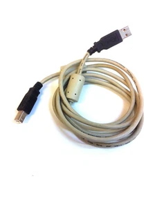 6' ft USB 2.0 High Speed Printer Cable Male A to Male B White E74020-C 65 - Picture 1 of 2