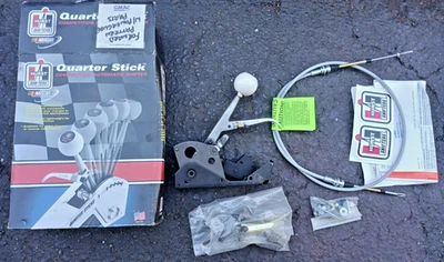 HURST QUARTER STICK AUTOMATIC RACING SHIFTER + BALL + CABLE + BOX + PARTS!!! - Image 1 of 4