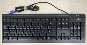 Fujitsu KB410 G PS2 GB S26381-K515-L465-B1 Wired Keyboard - Picture 1 of 5