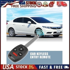 N5F-A05TAA Auto Schlüsselanhänger Schlüssellose Steuerung Zugang Fernbedienung 4 Tasten für 2006-2013 Civic - Bild 1 von 11