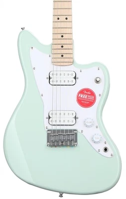 Squier Mini Jazzmaster HH Electric Guitar- Surf Green with Maple Fingerboard - Image 1 of 4
