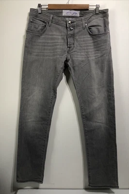 Jacob Cohen Men Size 36 Style 622 Straight Leg Jeans - VGC - Grey  Made In Italy - Image 1 of 4